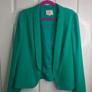Green spring/summer blazer
